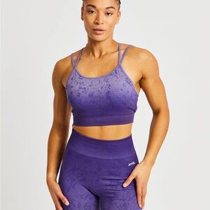 AYBL Purple Flare Sports Bra